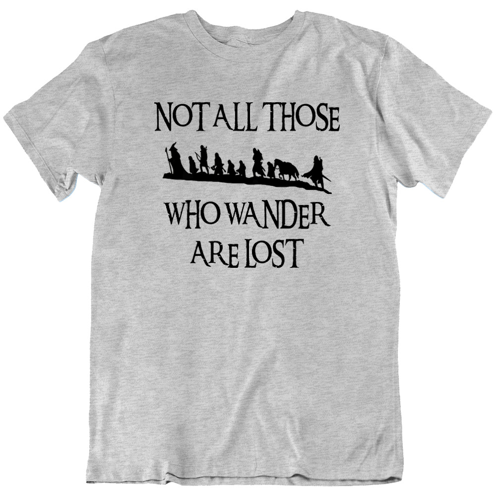 Gandalf Elf Dwarf Hobbit Frodo Lord of the Rings Funny T-Shirt Tee Gift New gallery