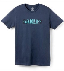 Oakley Men’s Sentry Cotton Short Sleeve T-shirt Red White Gray Blue Orange