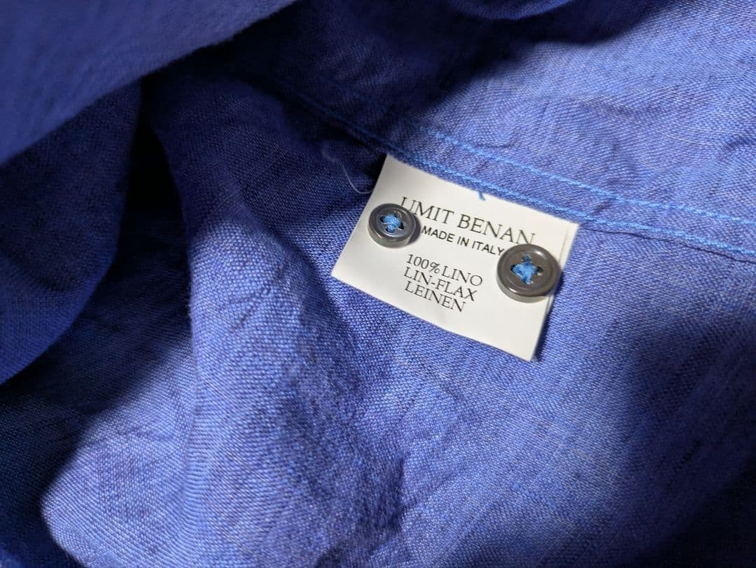 UMIT BENAN Italian Linen Shirt Size 50 Adam Kimmel Designer Mens Top gallery