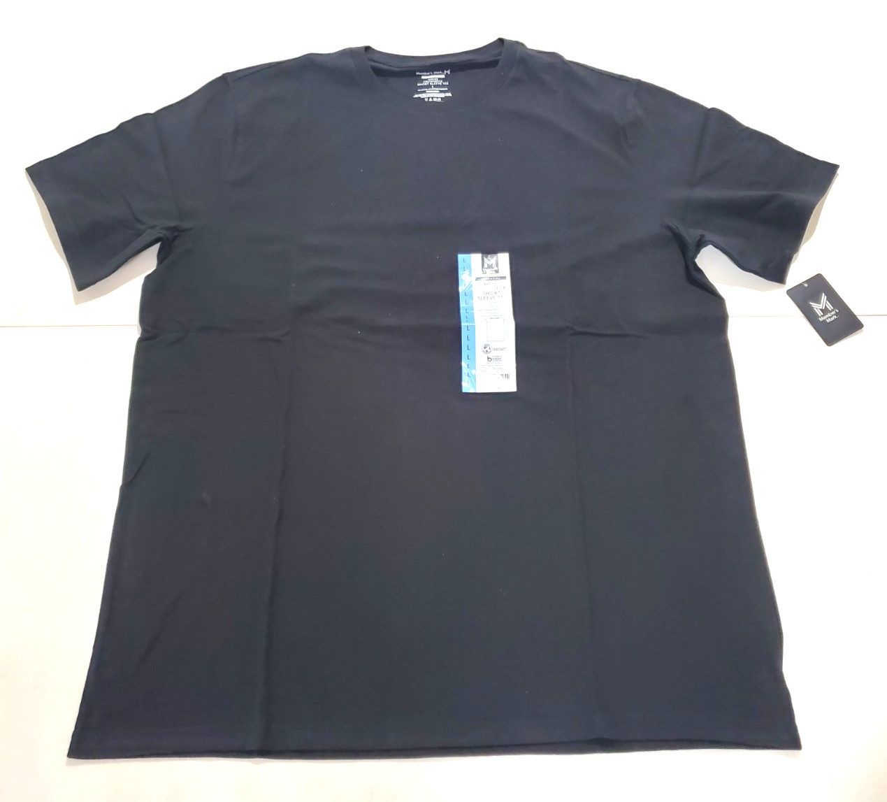Member's Mark Men's Essential Crew Neck Short Sleeve Tee Large Black gallery