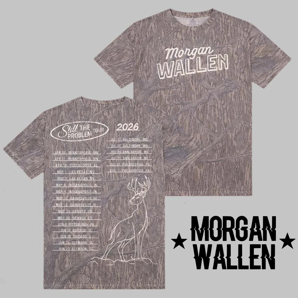 Morgan Wallen Still The Problem Tour 2026 Camo All Over Print Shirt OD5898 gallery