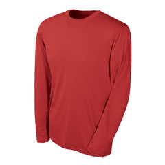 Champion Tactical TAC26 Men’s Long Sleeve Double Dry T-Shirt, Scarlet, 3X-Large