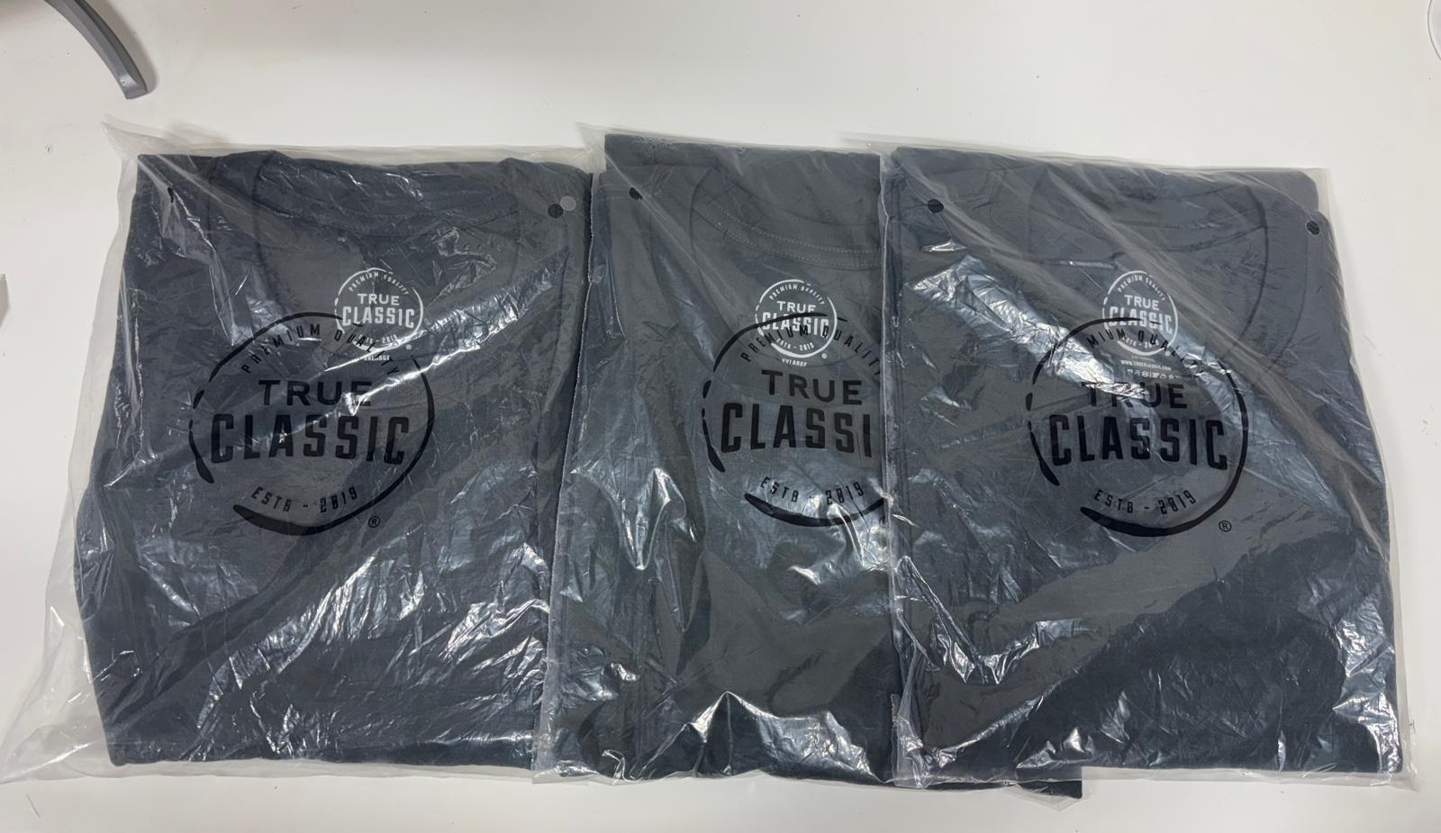 3 Pack True Classic Carbon Crew Neck T-Shirt - XX-Large gallery