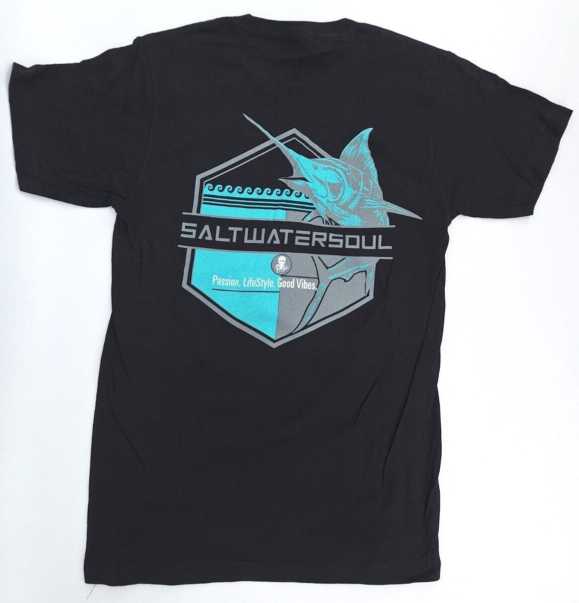 Salt Water Soul - Men's Modern Marlin T-Shirt gallery