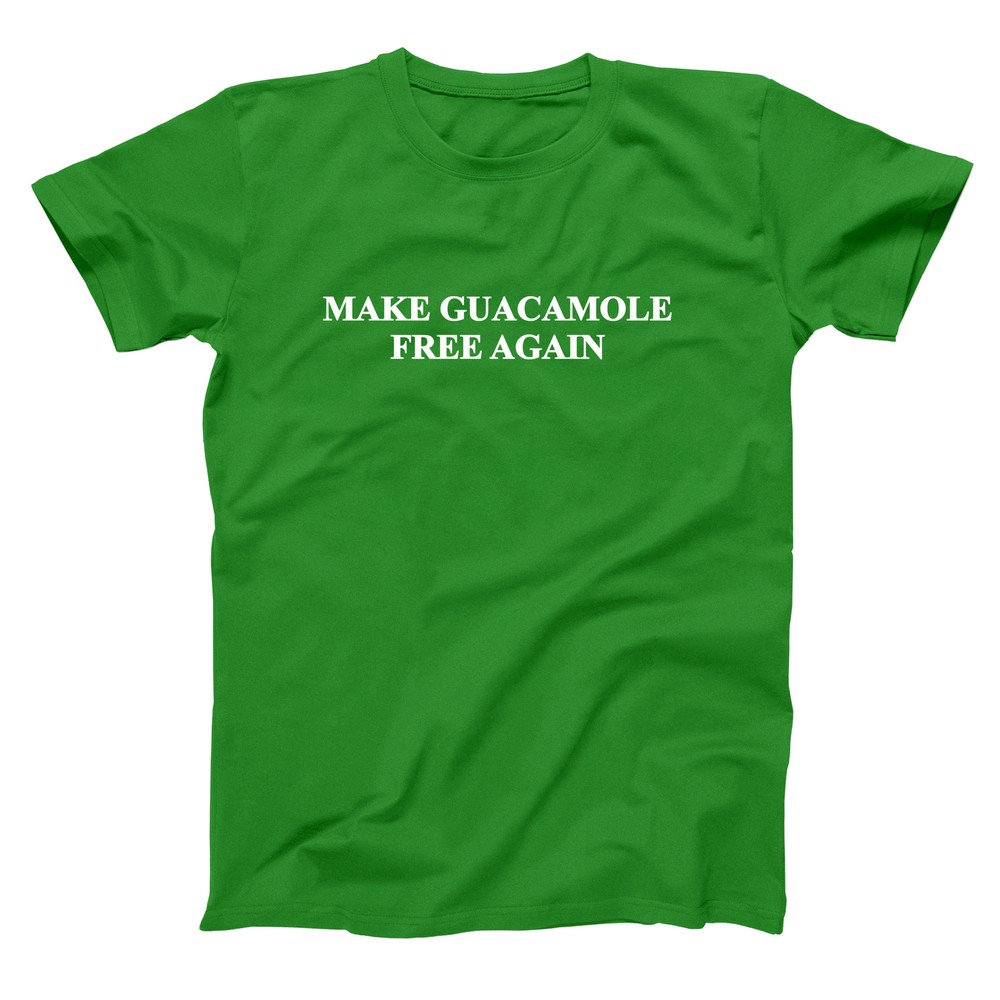 Make Guacamole Free Again Funny Chipotle Guac Dip Green Basic Men’s T-Shirt