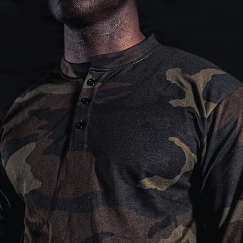 Rothco Desert Sand Long Sleeve Henley T-Shirt 21035 - L gallery