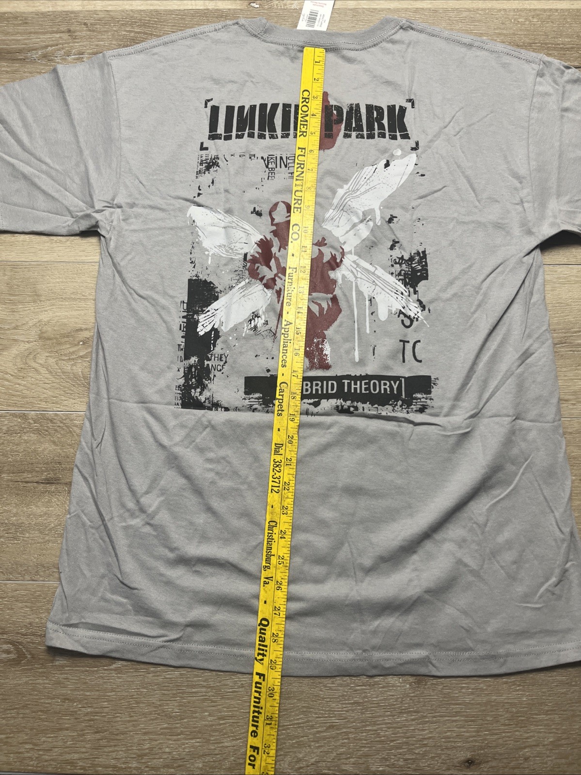 Linkin Park T-Shirt Large Gray Rock Band Hybrid Theory Graphic Tee Spencers gallery