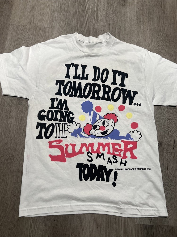 The Lyrical Lemonade Summer Smash 25 I’ll Do It Tomorrow Medium Tshirt
