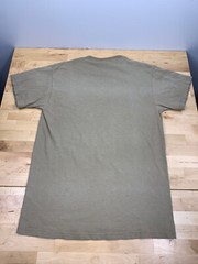 VINTAGE Single Stitch Alcatraz San Francisco Triathlon Beige TShirt Sz M #2771