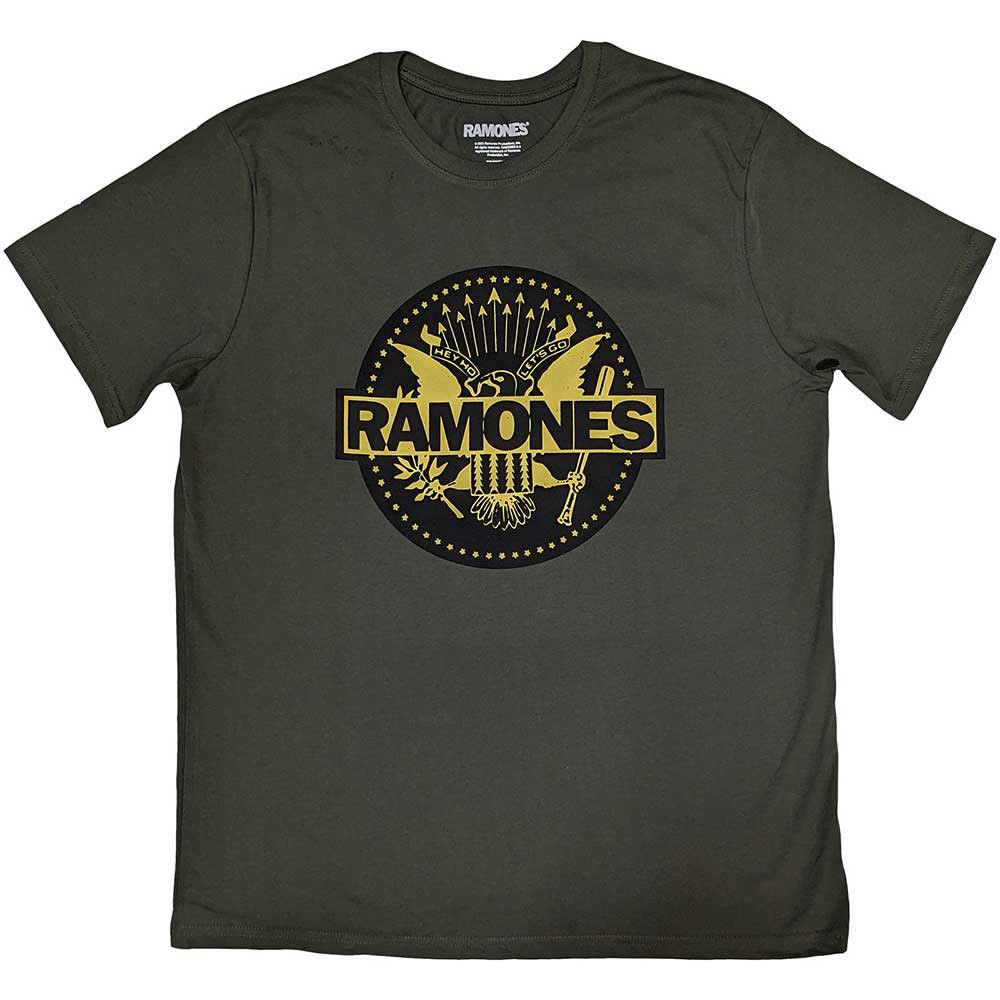 Ramones Gold Seal Official T-Shirt Mens