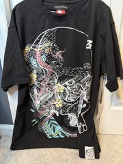 Gunzinii Skull & Bones Tee, Asst NEW SIZE L