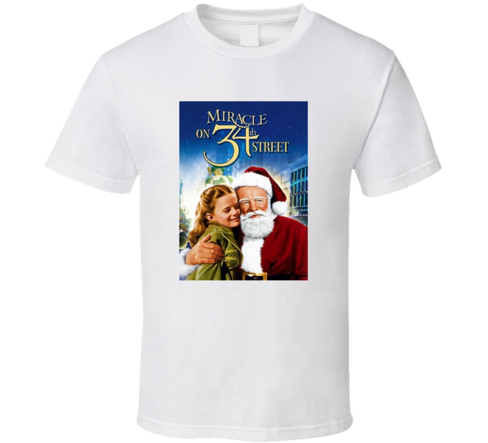 Miracle On 34th Street Movie Tee Classic Holiday Film T Shirt