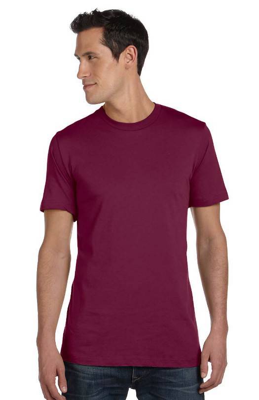 Canvas Unisex Tee Jersey Short Sleeve Multi Shades Of Red T-Shirt XS-4XL 3001C