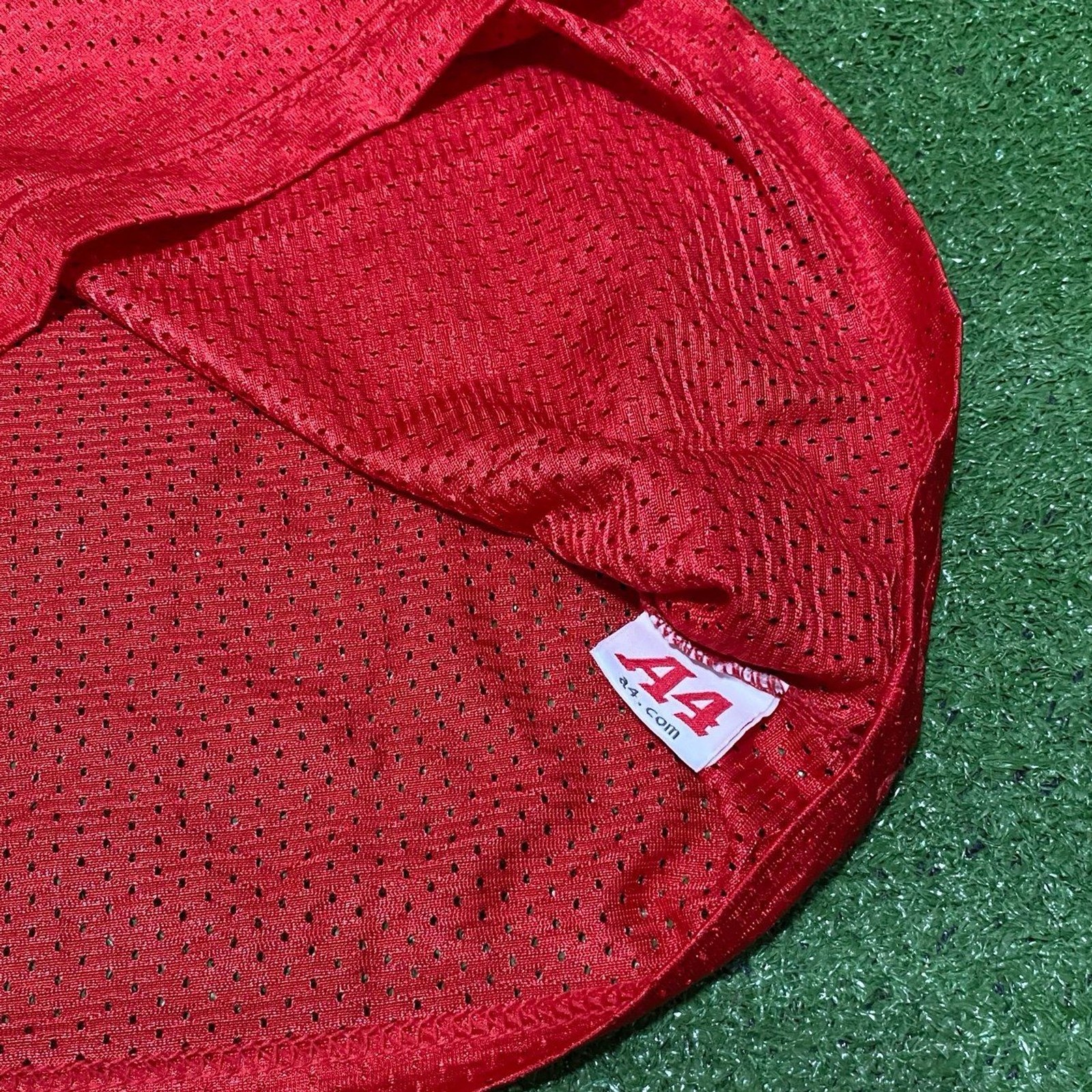 Vintage Y2K Circuit City Football Jersey Large Red Mesh Live The Game Promo A4 gallery
