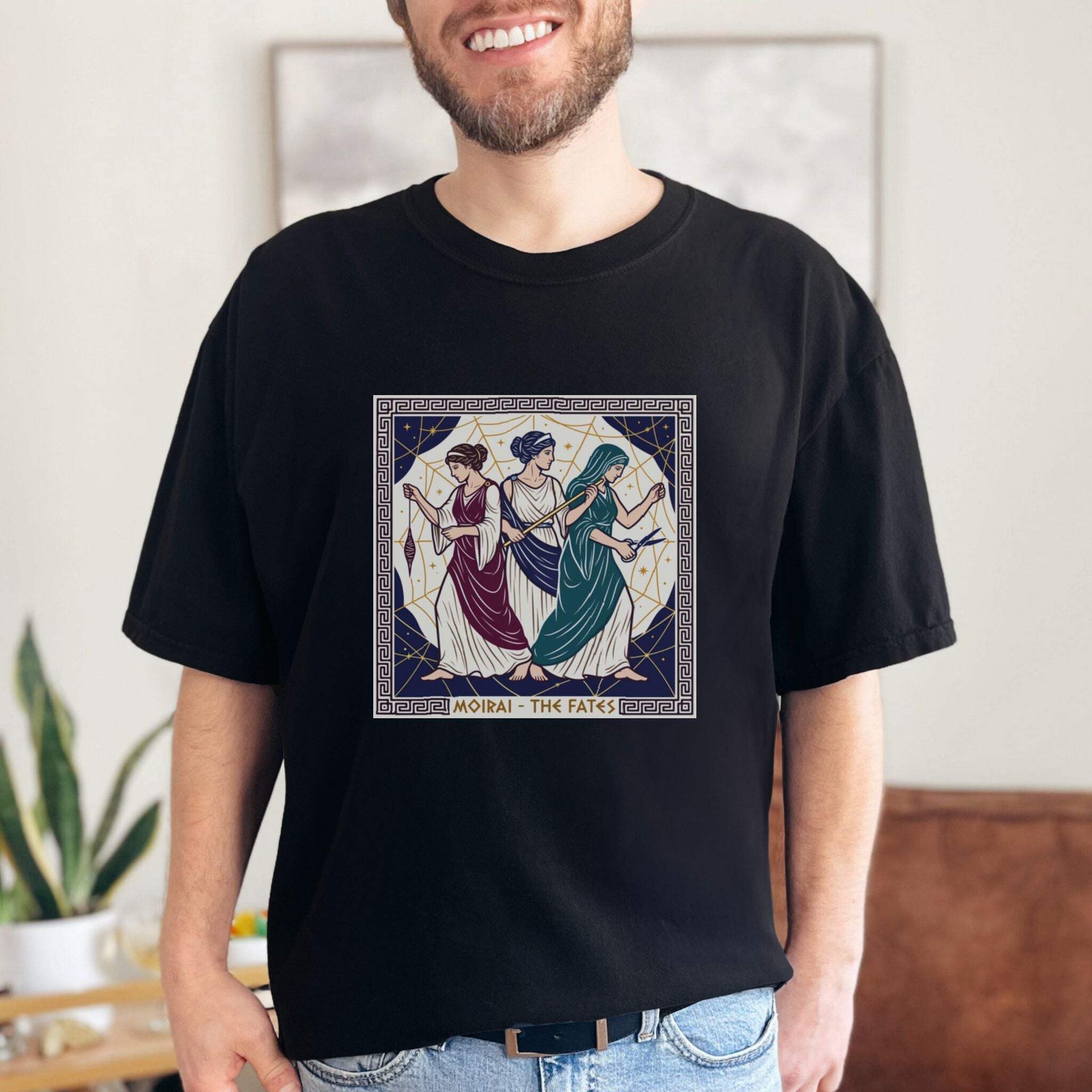 Moirai The Fates Greek Mythology T-Shirt | Ancient Greek Goddesses Tee gallery