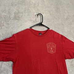 Volcom Shirt Mens Medium Red True To This Stone 1991 Graphic T-Shirt Tee