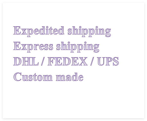 Expedited Express Shipping Custom Made Tailored gallery