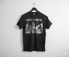 Back From the Grave Zombie Horror Graphic T-Shirt Gothic Tee – T424