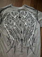 Affliction x Raw State Tee with Contrast Stitching