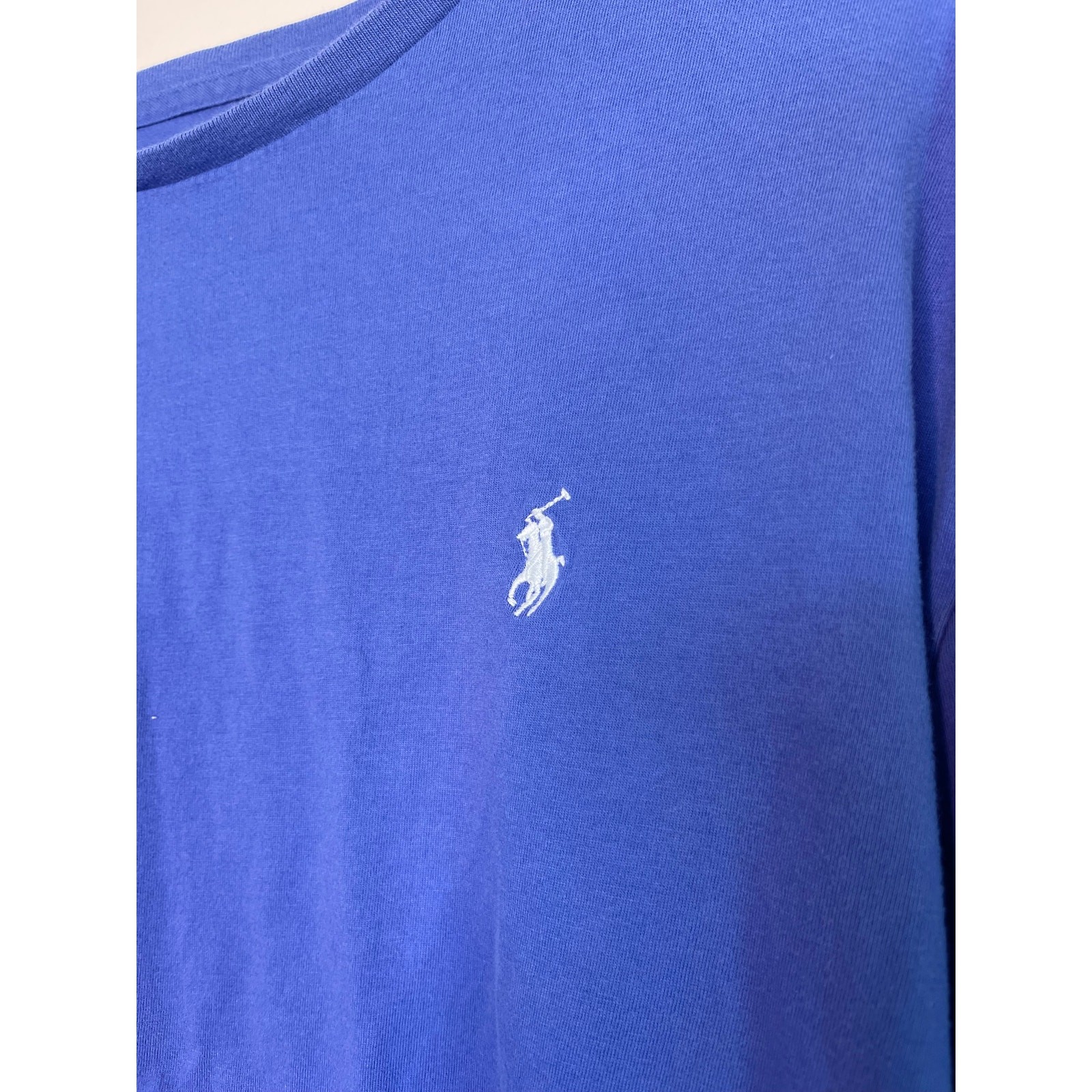 Polo Ralph Lauren Periwinkle Blue Soft Old Money Prep Long Sleeve Shirt XXL gallery