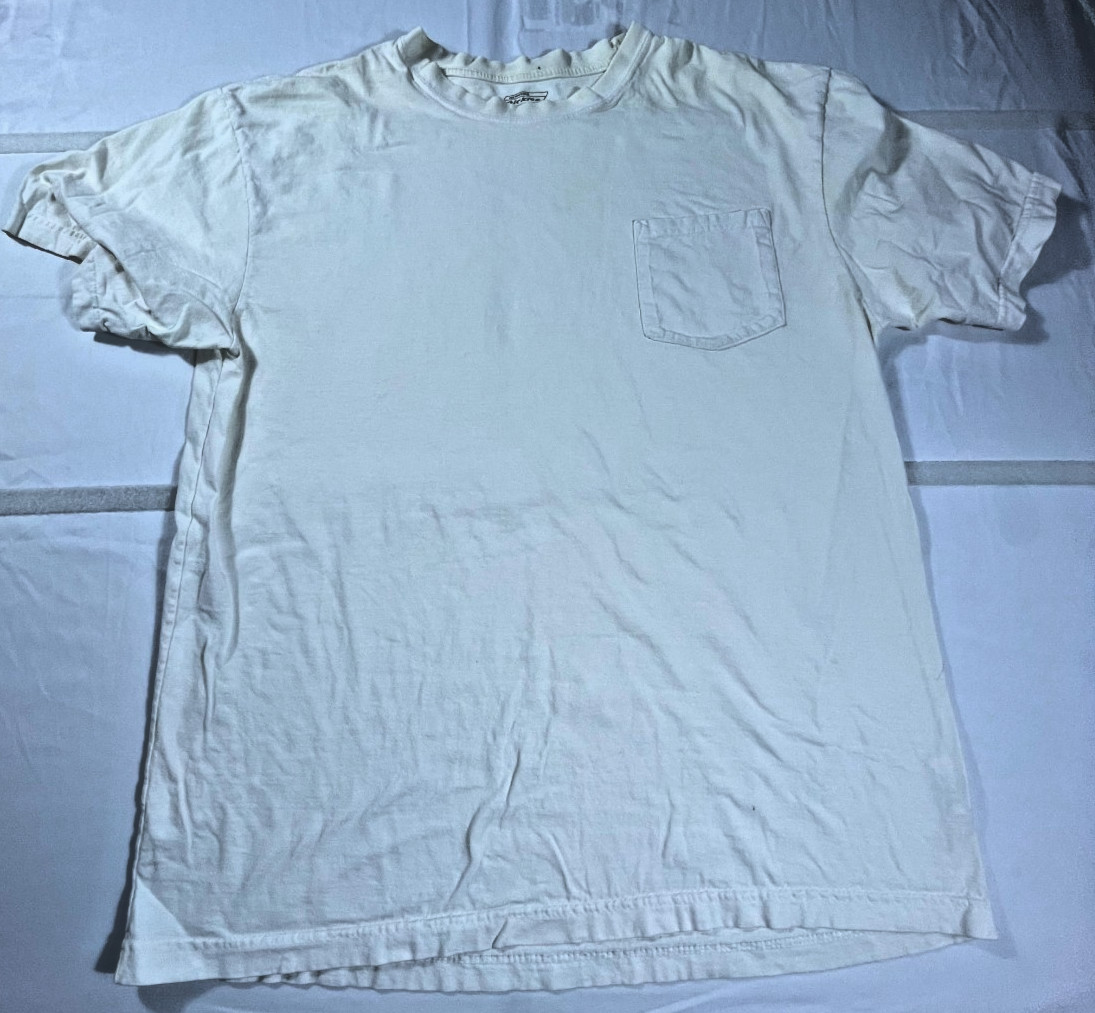 Genuine Dickies Performance T Shirt Mens XL Beige Cotton Crew Neck Everyday Wear gallery