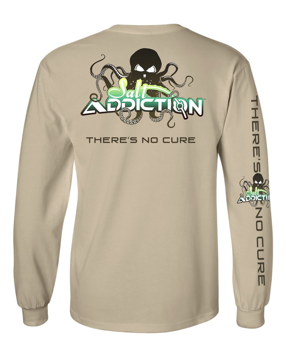 Salt Addiction Saltwater Octopus Fishing Long Sleeve T Shirt Cotton gallery
