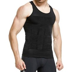 Men’s Slimming Vest Body Shaper Abs Abdomen Compression Shirt Workout Tank Tops
