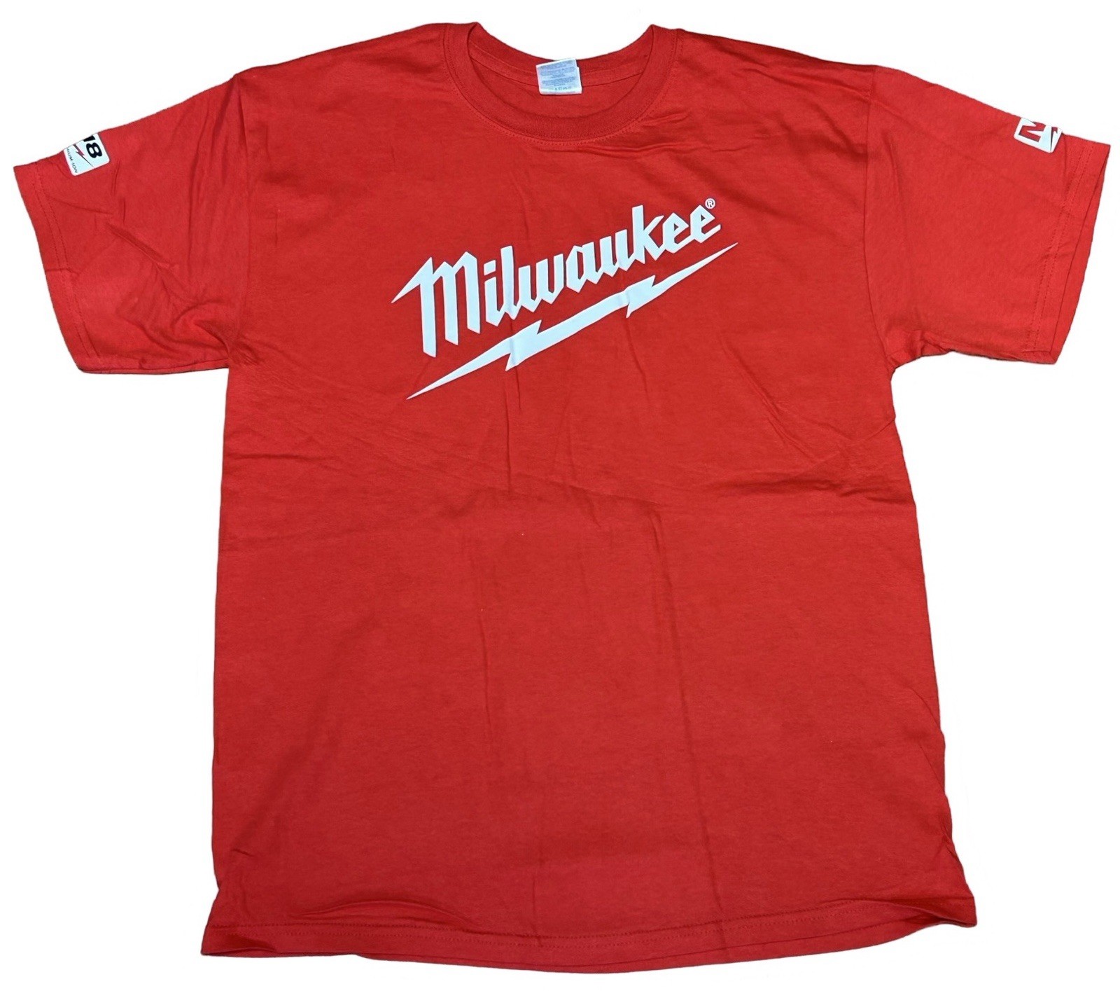 Milwaukee Tools Nothing But Heavy Duty Red T-Shirt Short Sleeve M12 18 NEW LARGE gallery
