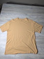 PS/Basics Men’s T-shirt Size Small Yellow Short Sleeve Crew Neck