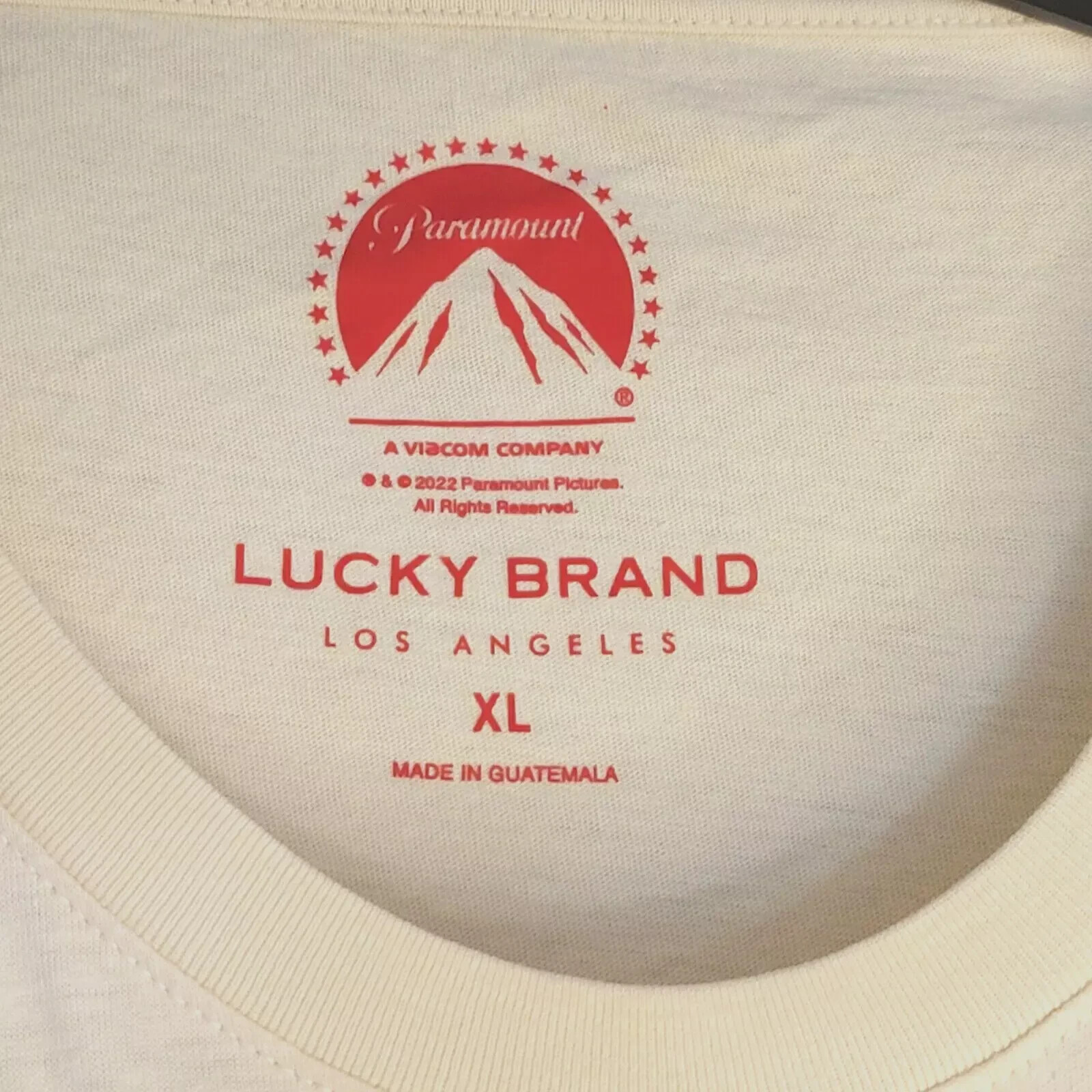Lucky Brand Godfather Mens Extra Large XL Beige Paramount Movie Casual Logo NWT gallery