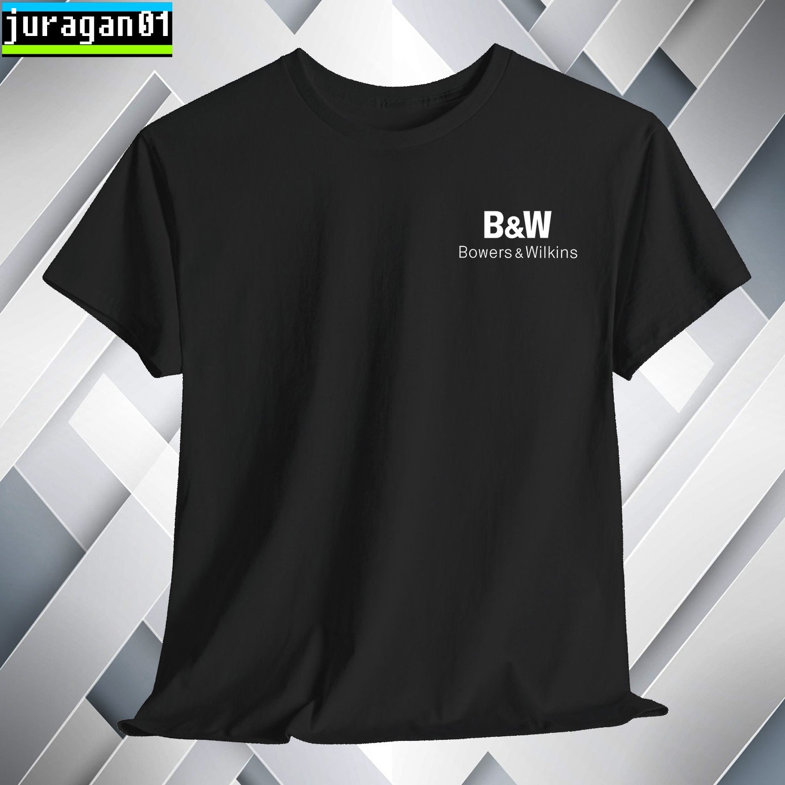 B&W Bowers & Wilkins Audio T-Shirt Logo Many Colors Size S to 5XL Made in USA