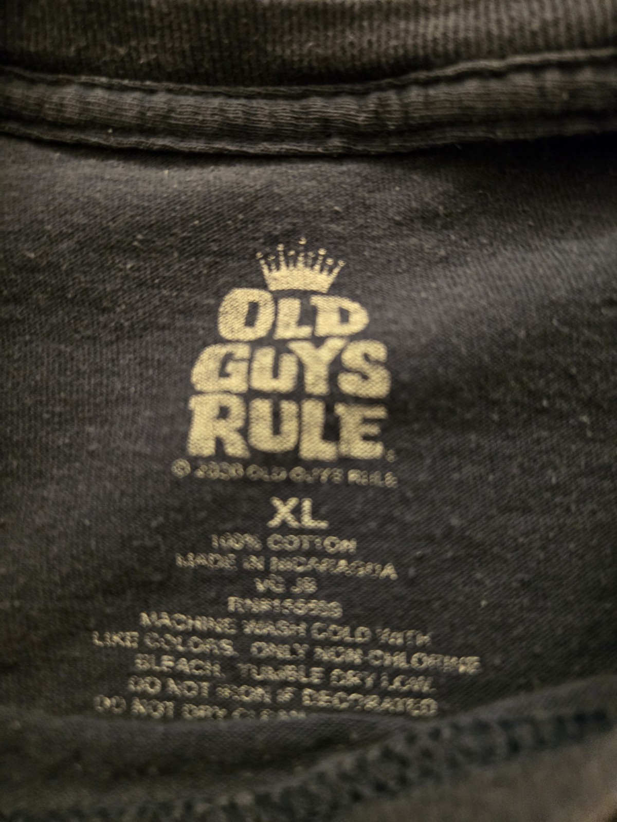 Vintage Old Guys Rule Set In My Waves Faded Blue Tee Men’s XL Surf Dadcore Y2K gallery
