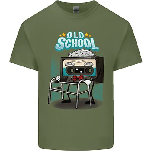 Old School 80s Music Cassette Retro 90s Mens Cotton T-Shirt Tee Top gallery
