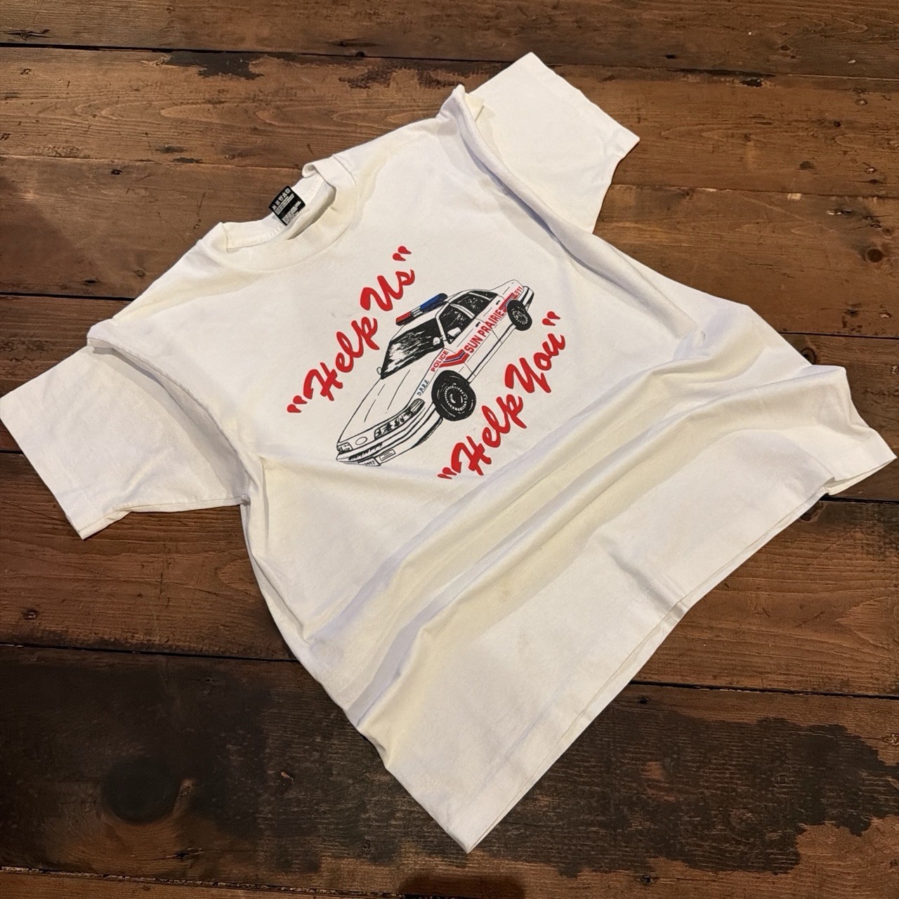 Vintage 90s Single Stitch Sun Prarie Police Tee gallery