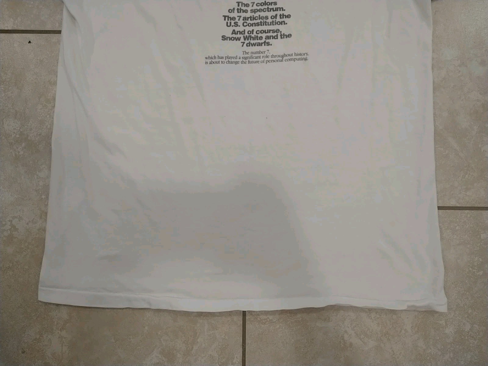 Vtg Apple Macintosh System 7 1991 T Shirt See Measurements gallery