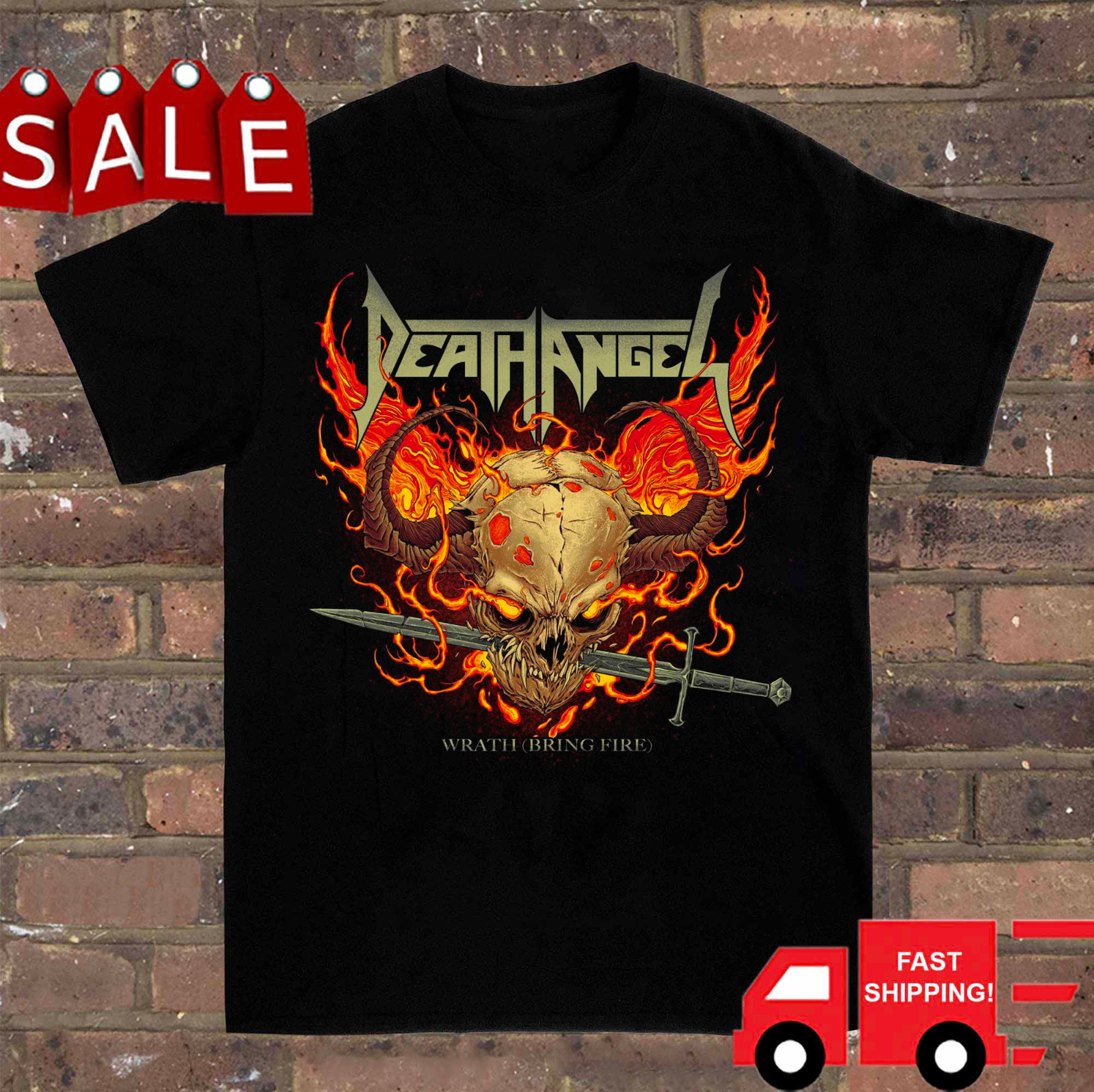 Death Angel European Summer 2025 Tour Shirt Black Unisex S-5XL 1P0790