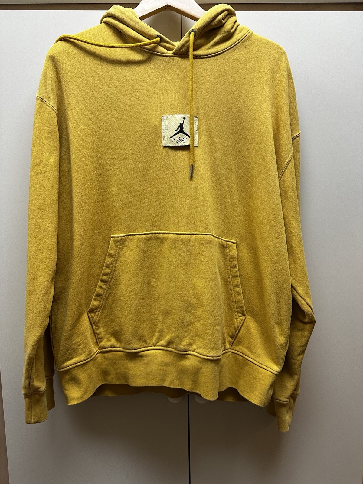 Jordan Essentials Mens Fleece Men's Hoodie Yellow FB7290-752 gallery