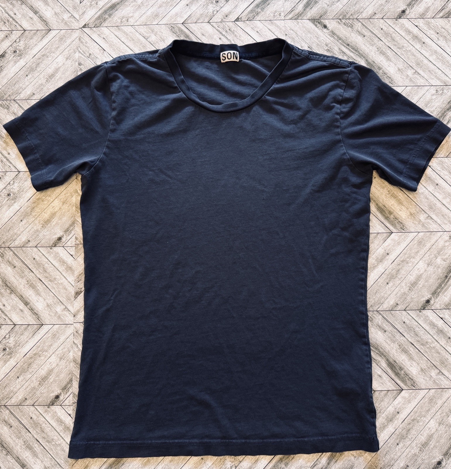 Son Of A Tailor T-Shirt Mens Small Black Supima Cotton Streetwear Slim Tee Y2K