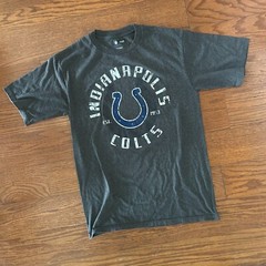 NFL Team Apparel Indianapolis Colts Football Short Sleeve Crew Tee Size Medium