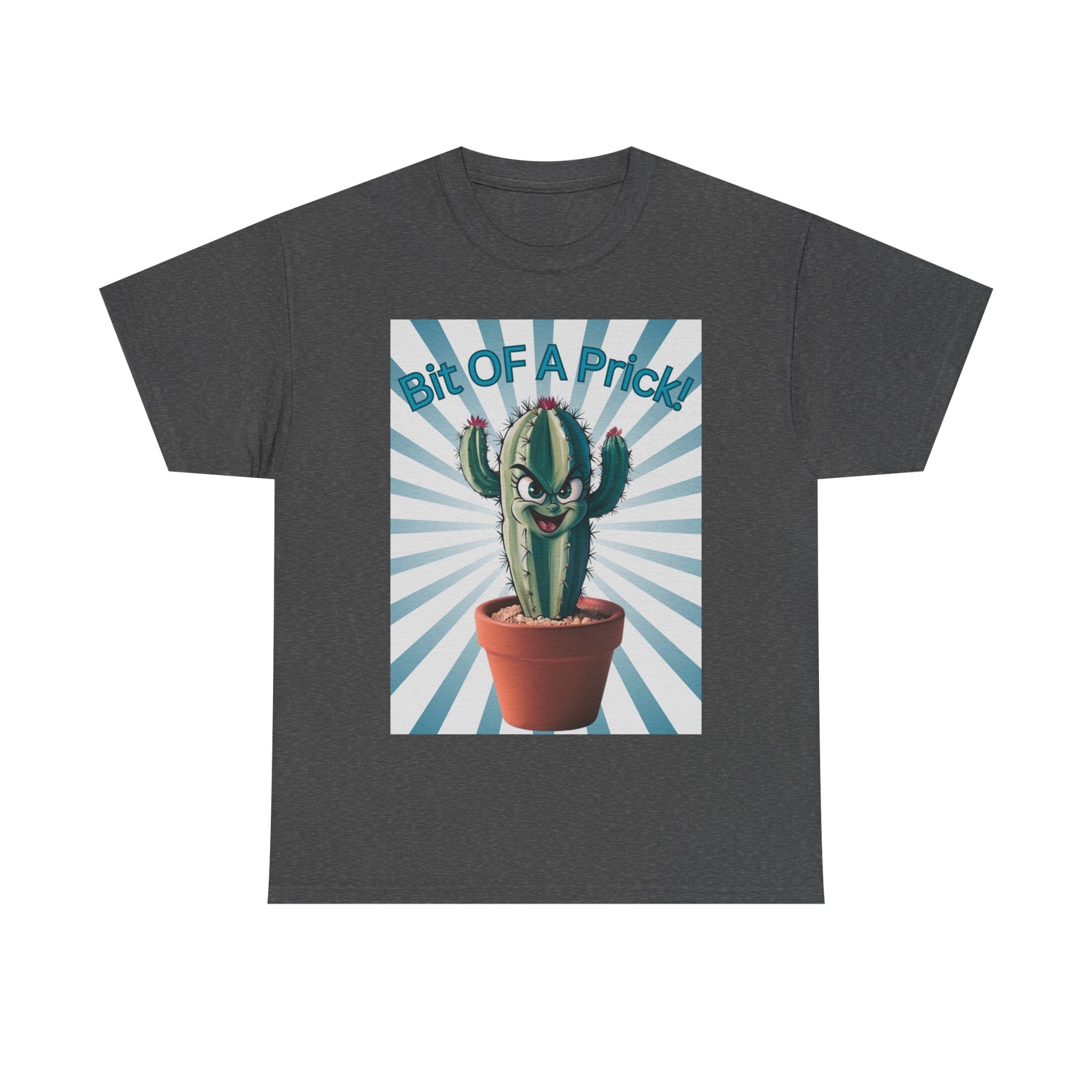 Bit Of A Prick! Cactus Graphic tshirt Gildan Choose Color & Size gallery
