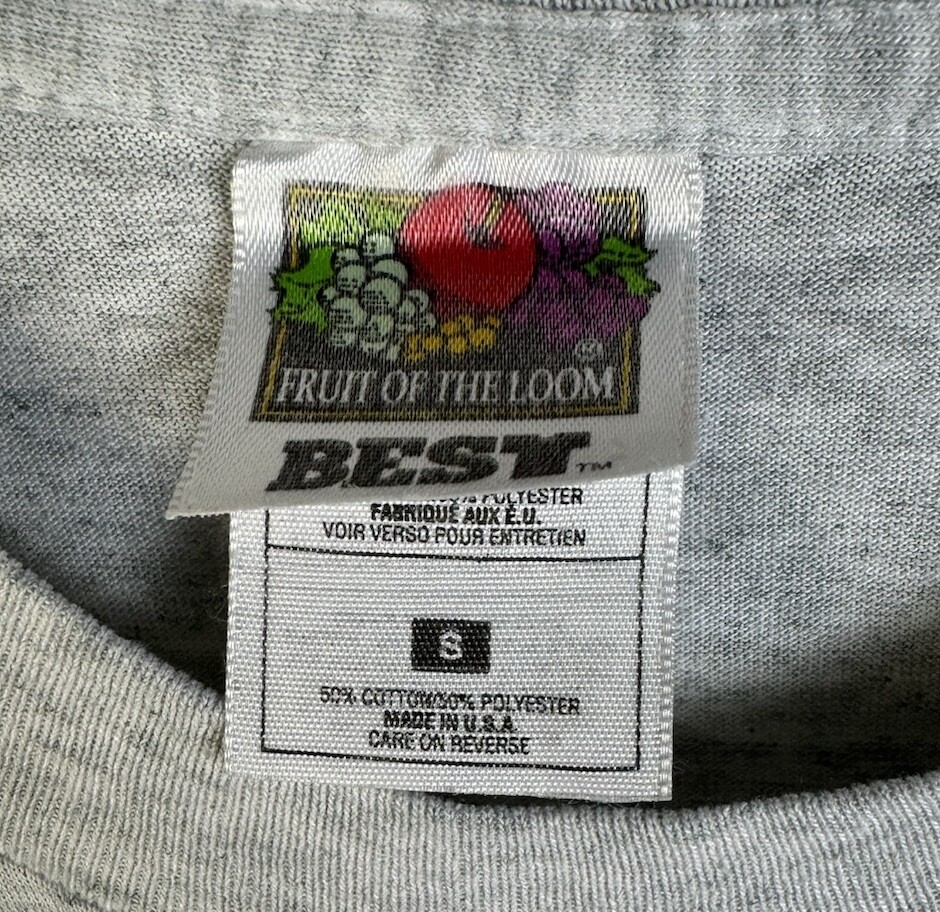 Vintage Baseball T Shirt Single Stitch Promo Cartoon Sports Small USA 80s 90s gallery