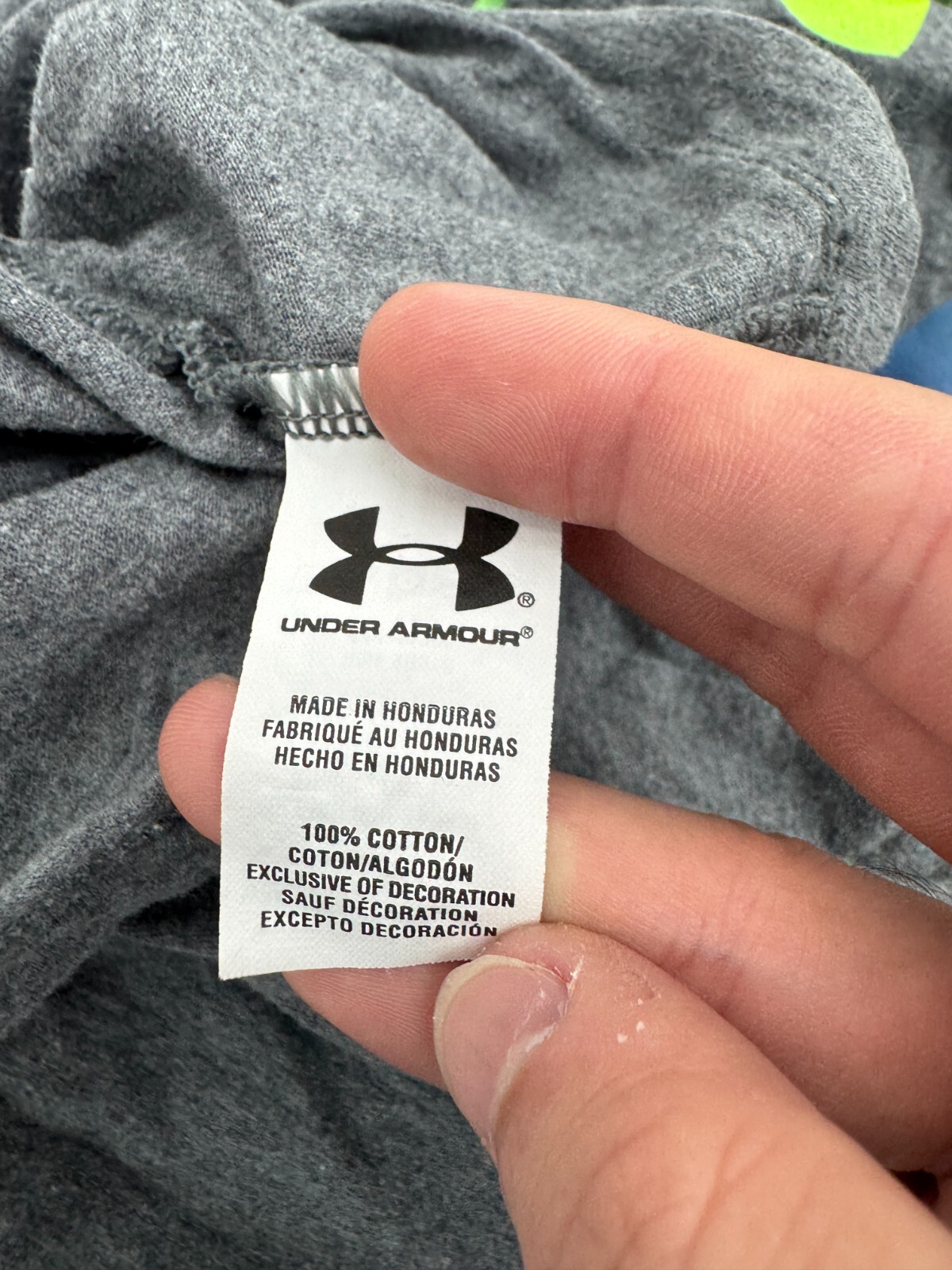 Under Armour Grey Batman Graphic Semi Fitted Short Sleeve Tee Mens Size L gallery