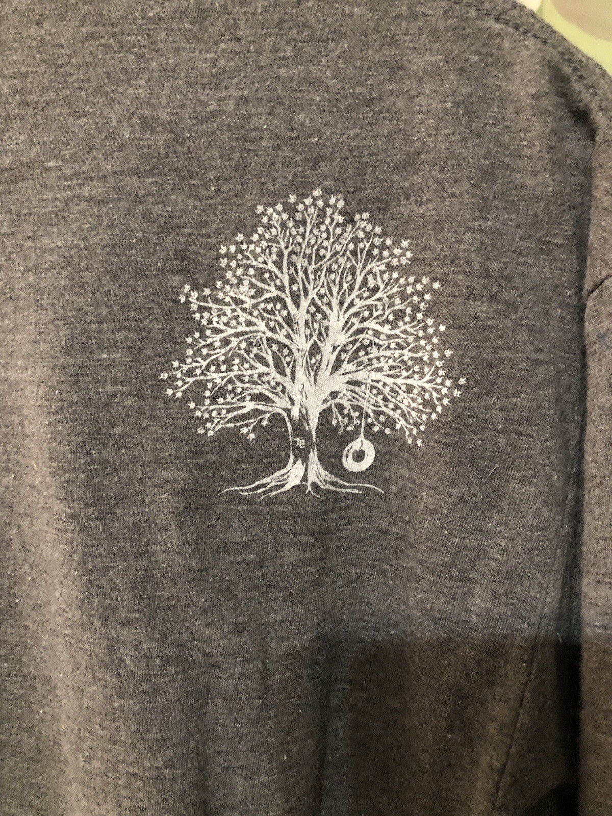 District Mens Long Sleeve GrayPerfect Tri Crew Neck Tee Therapy Brewing Medium gallery