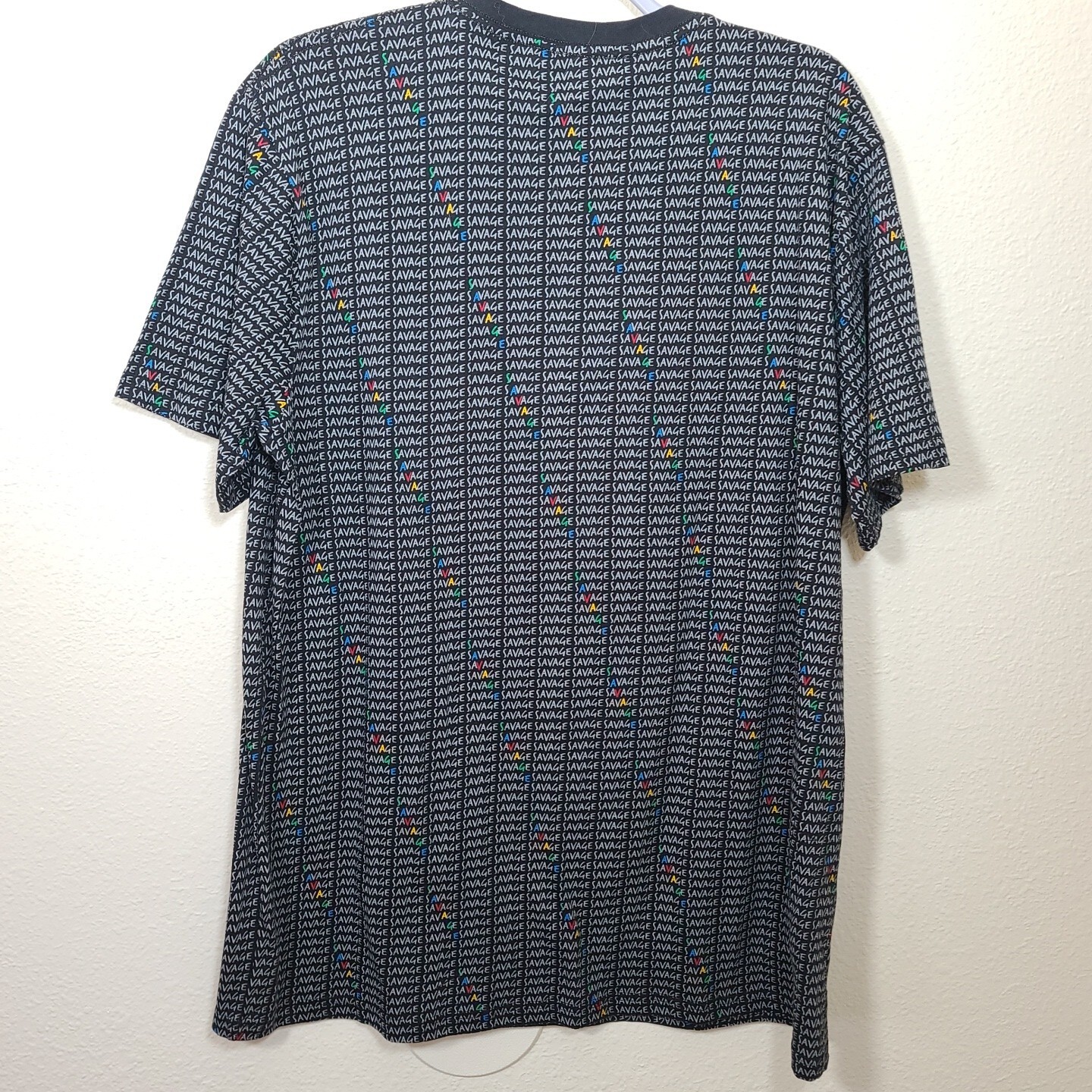 NEW Eighty Eight Brand Men's "Savage" T-Shirt Size XL Short Sleeve Black Multi gallery