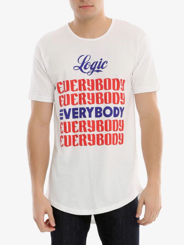 Logic Bobby Tarantino EVERYBODY REAPEATING Long Length T-Shirt NEW Official gallery