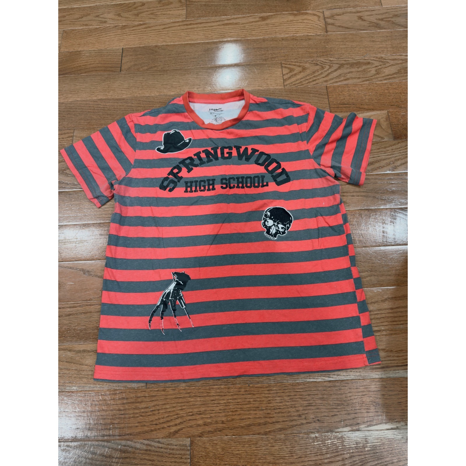 A Nightmare on Elm Street Freddy Krueger Springwood High School T-Shirt Medium gallery
