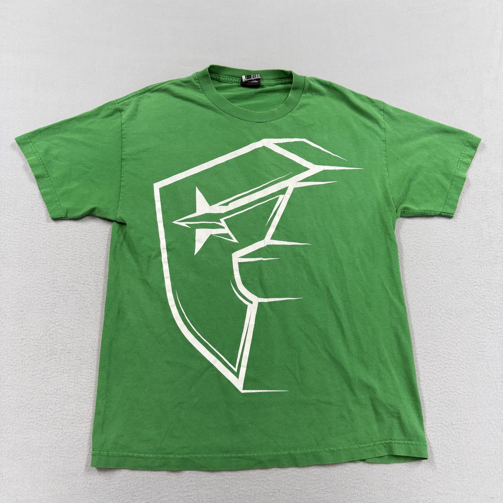 Famous Stars & Straps Shirt Mens Large Green Logo Skateboarding Tee Streetwear
