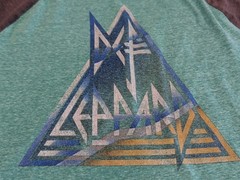 Def Leppard Long Sleeve Jersey Style TShirt Adult Size Large