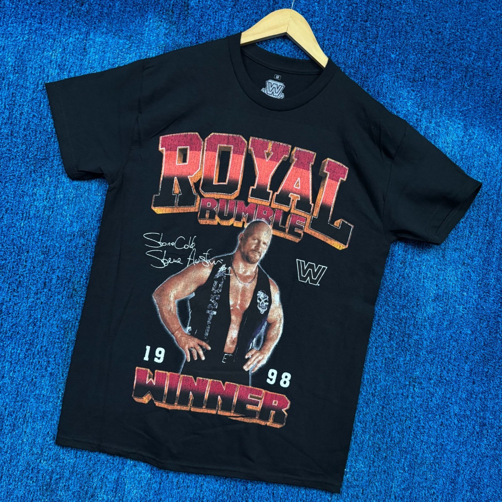 WWE Legends Stone Cold Steve Austin “Royal Rumble Winner 1998” Graphic T-Shirt S gallery