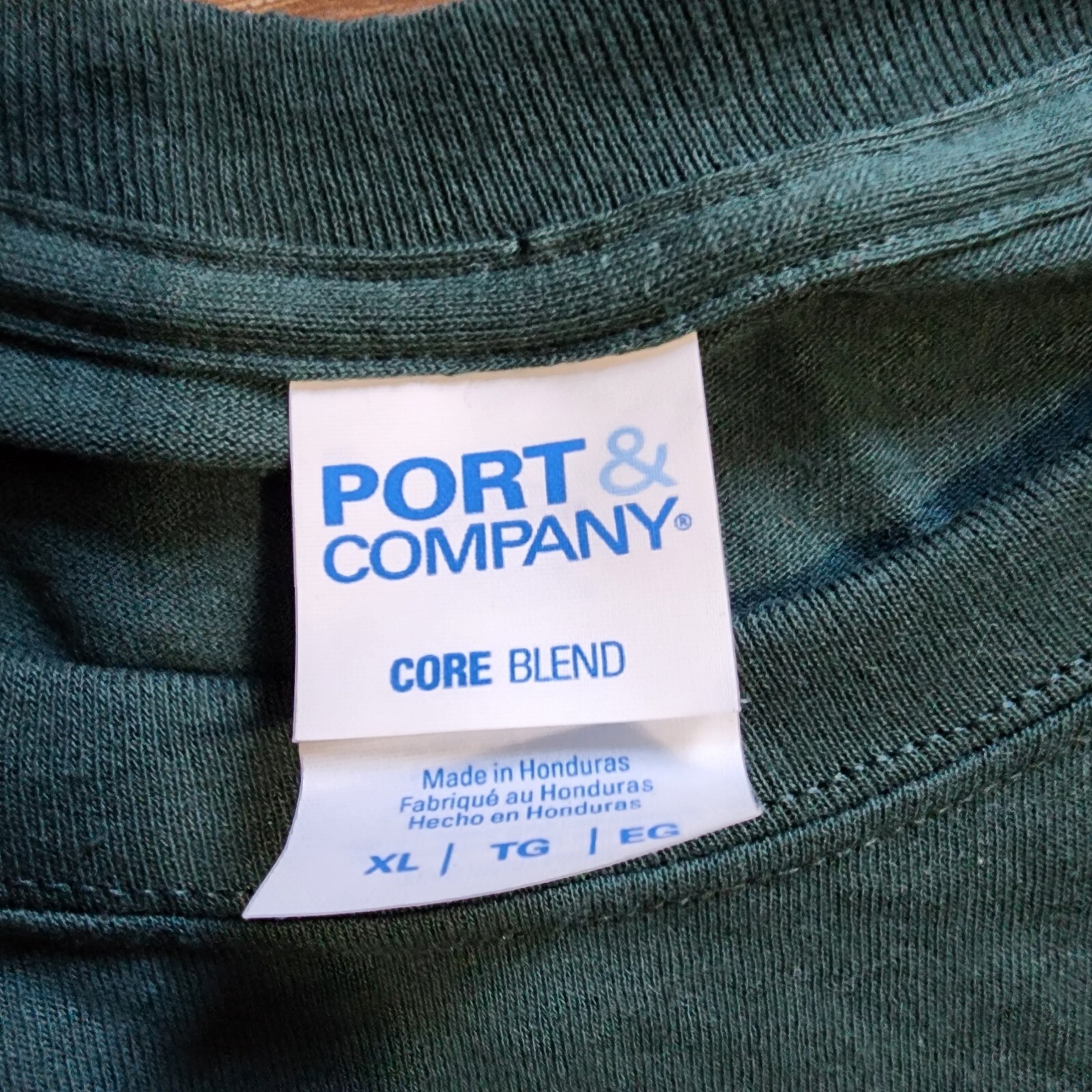 T-shirt with Company Logo & Matching Baseball Cap SIZE XL Dark Green Trucker gallery